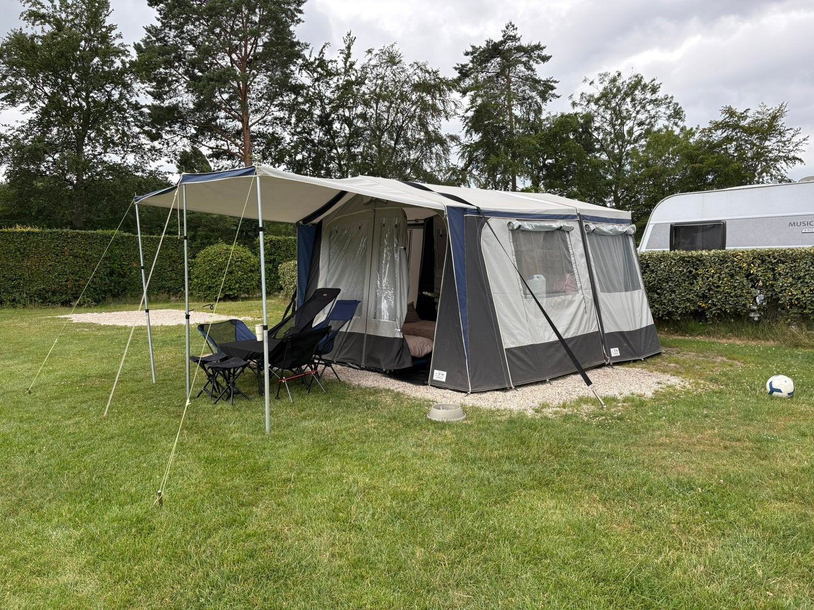 Keizer Weekender lichtgewicht Tenttrailer/Vouwwagen, Caravans en Kamperen, Ophalen, Zo goed als nieuw, Tot en met 2
