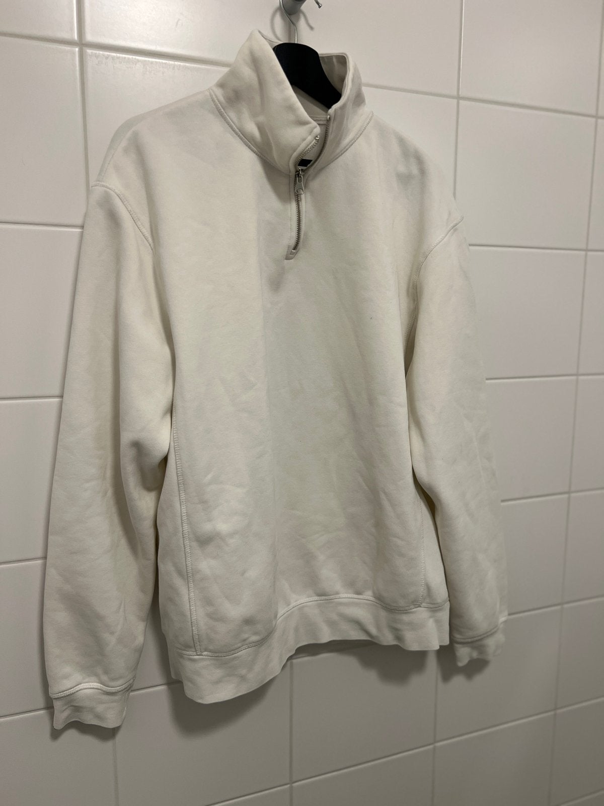 Zara Quarter Zip - Wit/Crème - Maat XL, Verzenden, Gedragen, Maat 56/58 (XL), Wit