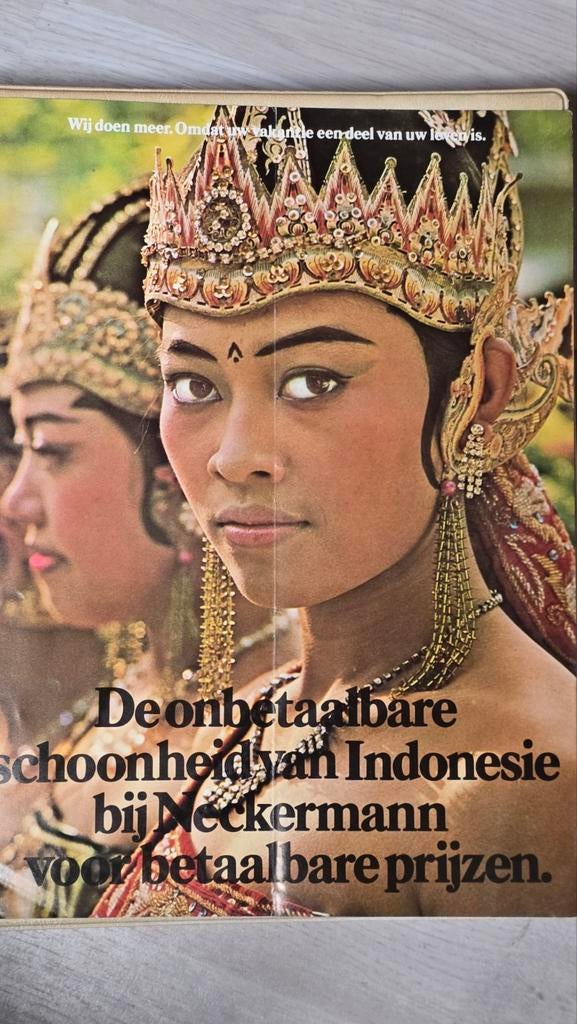 Neckermann Vliegreizen Indonesië Reclamefolder, Boeken, Catalogussen en Folders, Ophalen of Verzenden, Gelezen, Folder