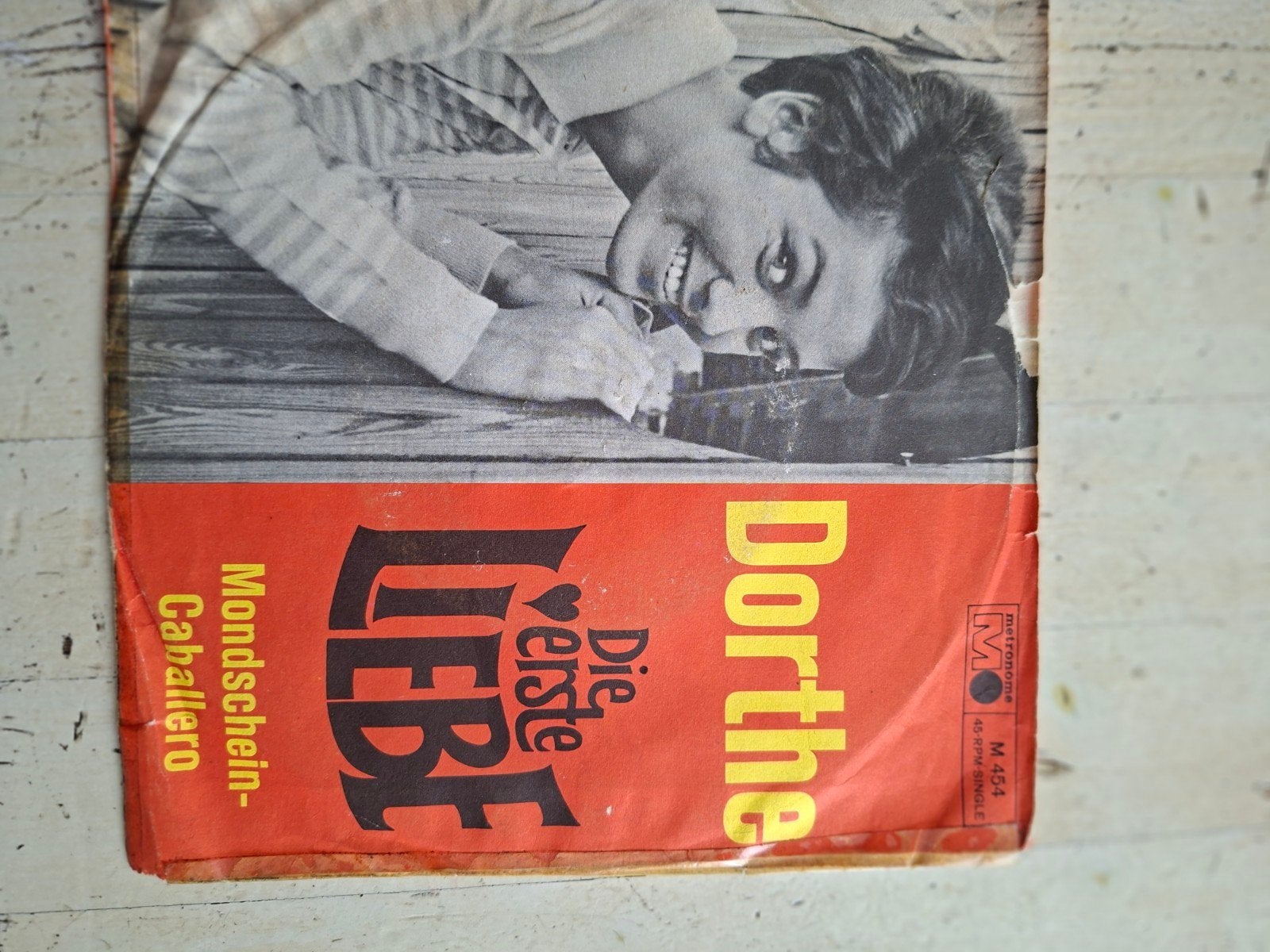 Dorthe - Die erste Liebe / Mondschein-Caballero (Vinyl), Gebruikt, 7 inch, EP, Fotohoes