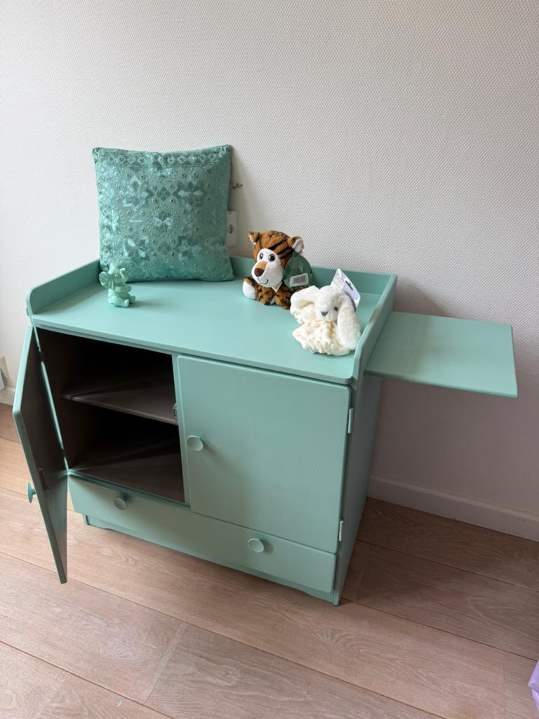 Vintage retro commode – gerestyld met Fusion Mineral Paint, Gebruikt, 50 tot 70 cm, Info@wouwwwbyjanou.nl, 75 tot 100 cm