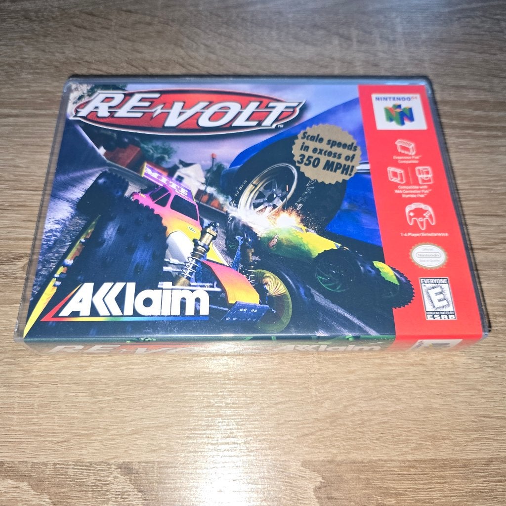 Re-Volt N64 Game Case, Spelcomputers en Games, Verzenden, 1 speler, Racen en Vliegen, Zo goed als nieuw