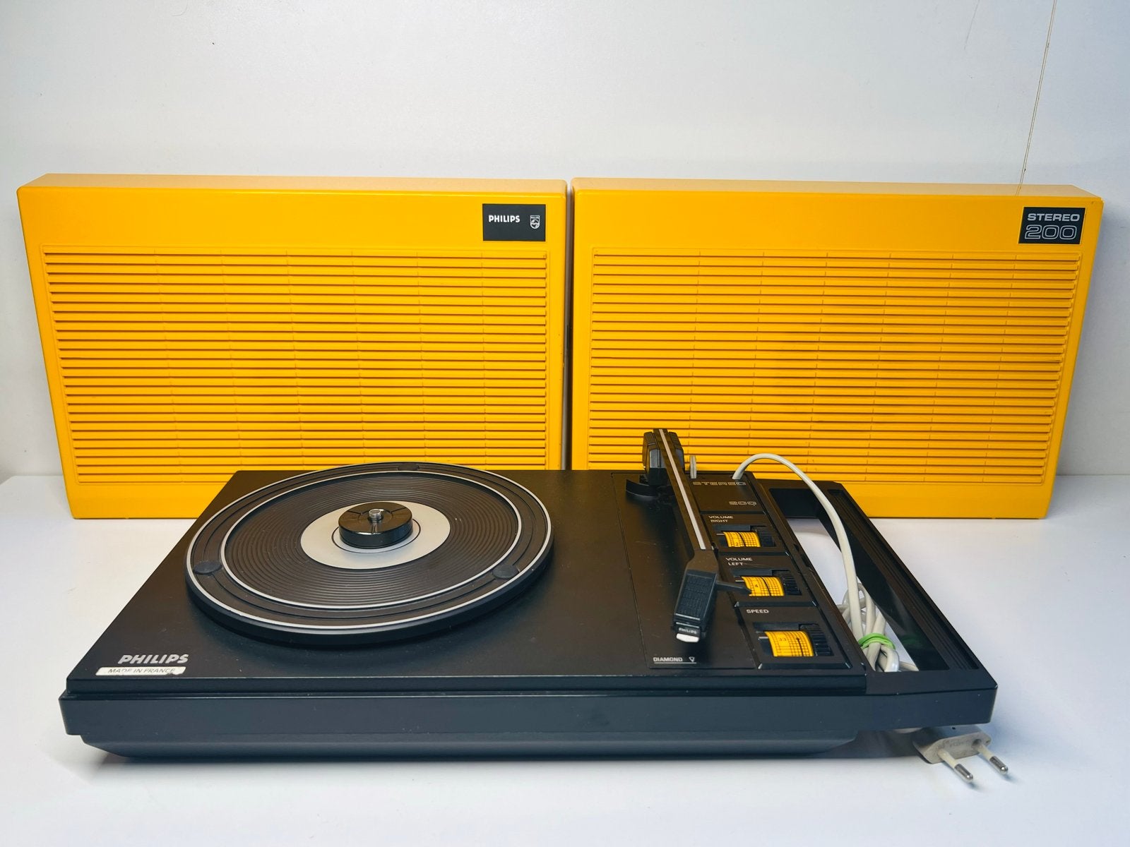 Philips Stereo 200 Draagbare Platenspeler, Ophalen of Verzenden, Gebruikt, Platenspeler, Philips