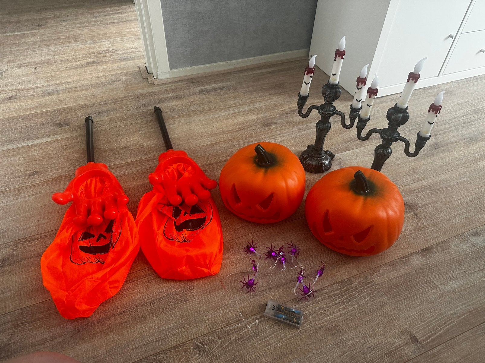 Halloween spullen lampjes enz, Ophalen of Verzenden, Zo goed als nieuw, Versiering, Halloween of Griezel