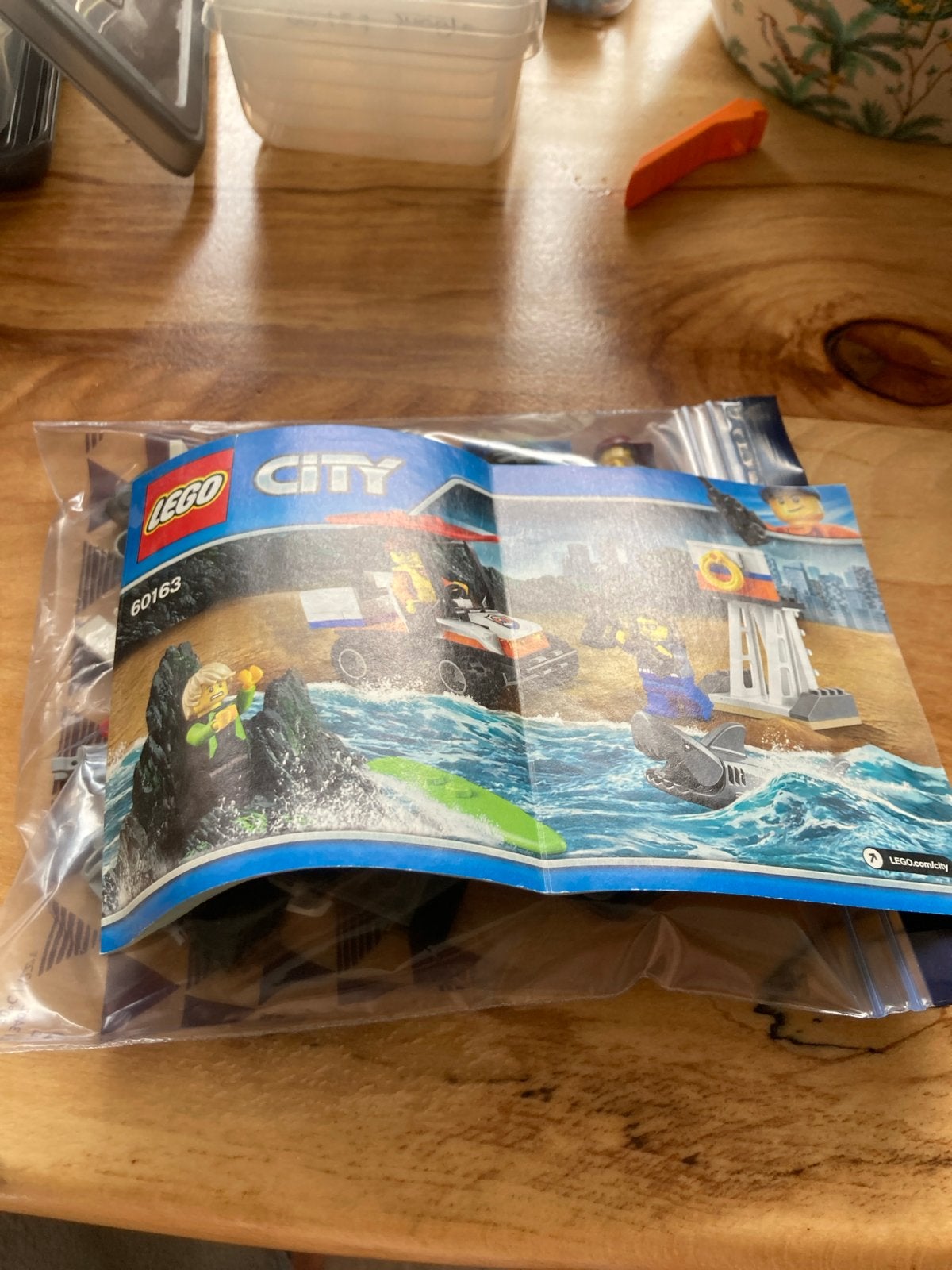 LEGO City 60163 Kustwacht Starterset compleet, Ophalen of Verzenden, Zo goed als nieuw, Overige merken