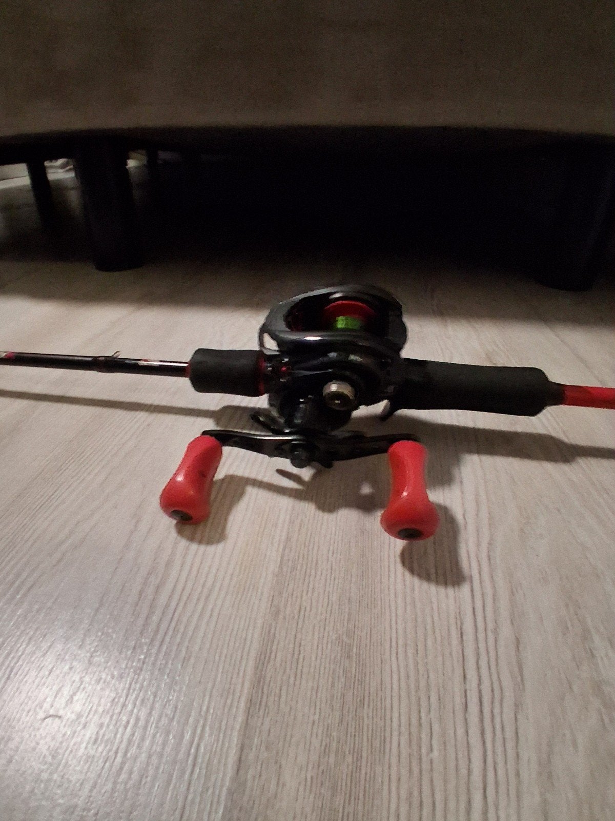 Abu Garcia Max X Baitcaster Hengelset 1.98m 10-30gr, Ophalen, Zo goed als nieuw, Complete hengel