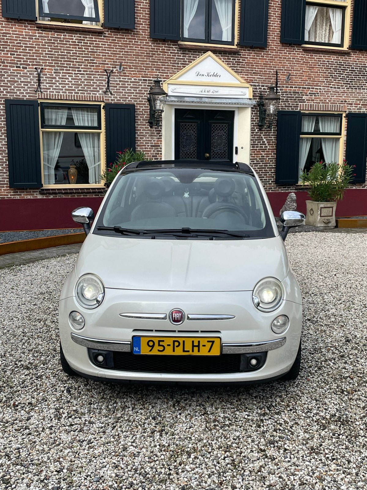 Fiat 500 C ROCK 1.2 AUTOMAAT 2011, Auto's, Fiat, USB, Particulier, 915 kg, 69 pk