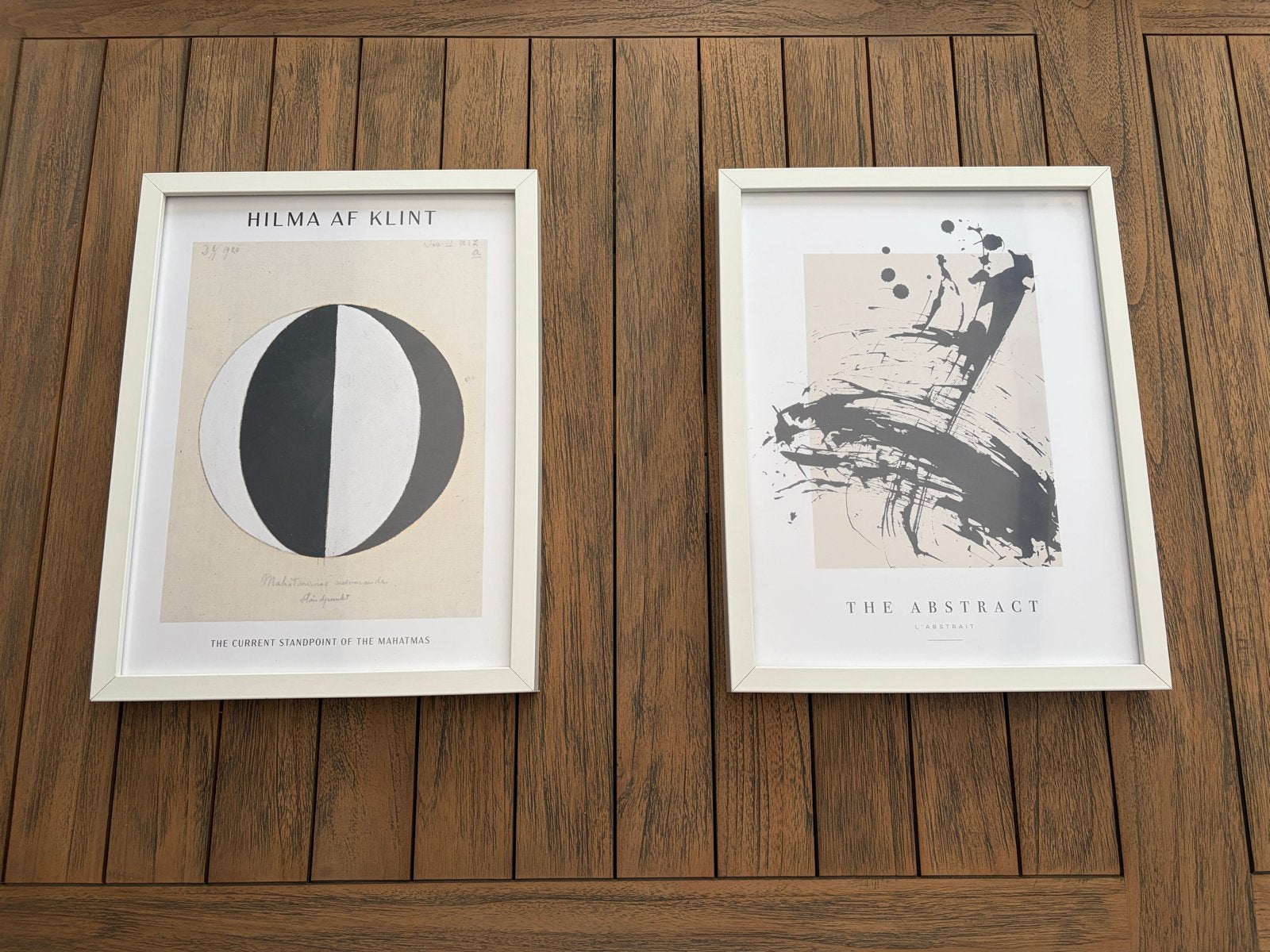 2 posters HILMA AF KLINT in IKEA RIBBA lijsten, Ophalen