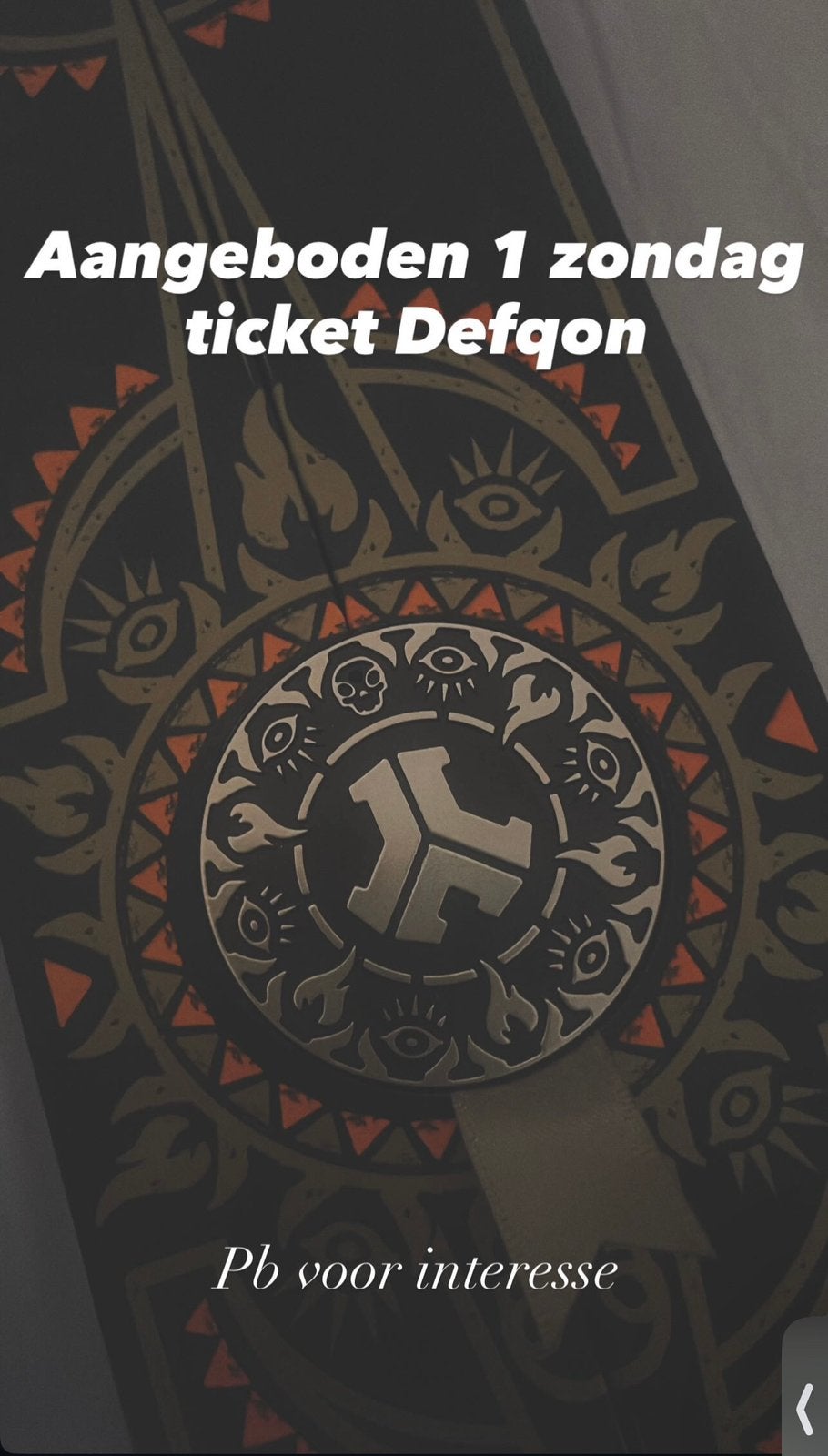 Defqon, Eén persoon