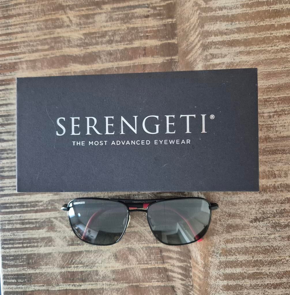Serengeti Zonnebril Spello 8976  - Polarized/Photochromic, Overige merken, Zonnebril, Zwart, Ophalen of Verzenden