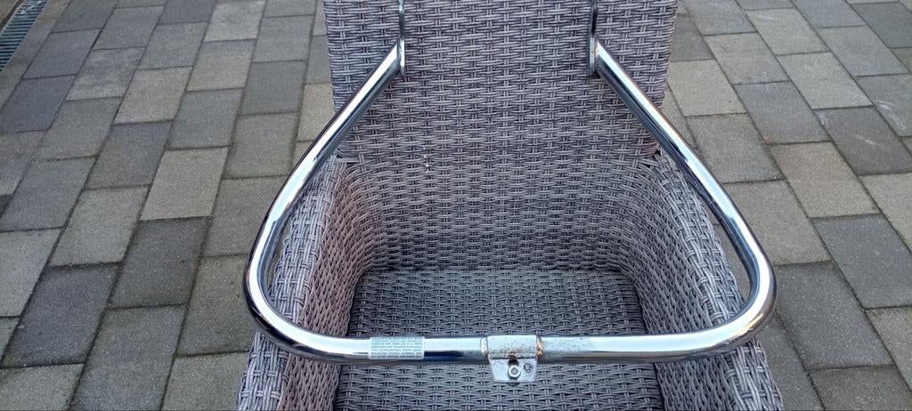 Valbeugel chrome voor een softail en rugsteun met chrome rek, Motoren, Ophalen of Verzenden