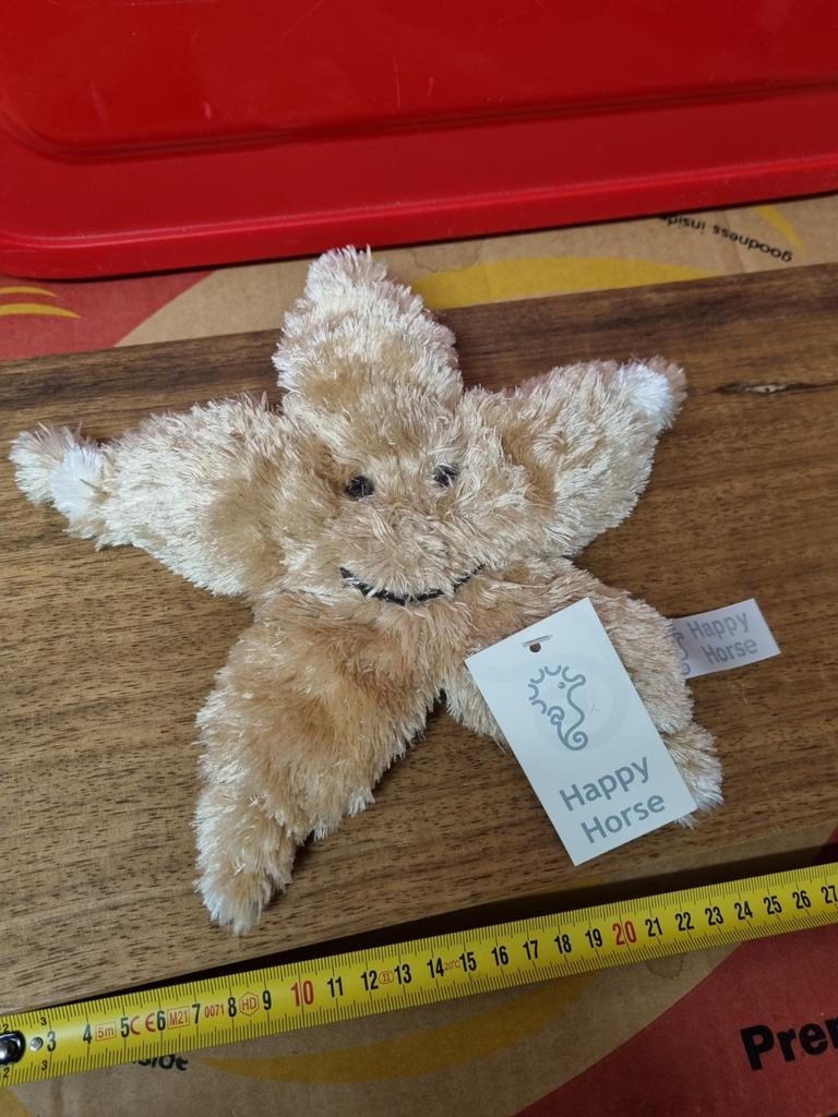Happy horse knuffel zeester nr 28, Ophalen of Verzenden, Nieuw, Overige typen