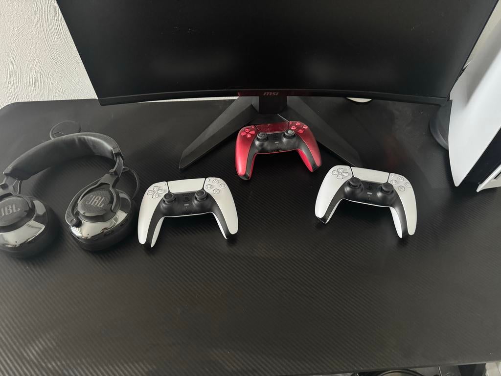 PS5 Disc Edition Compleet Gaming Pakket met MSI Scherm, Ophalen of Verzenden, Gebruikt