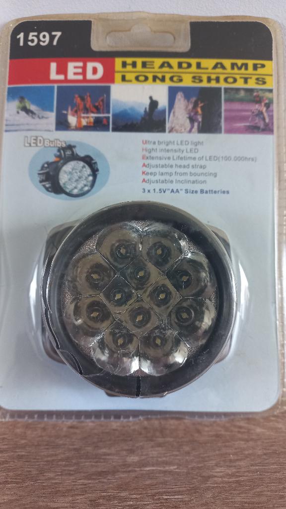 Led Hoofdlamp, Ophalen of Verzenden, Nieuw, Batterij