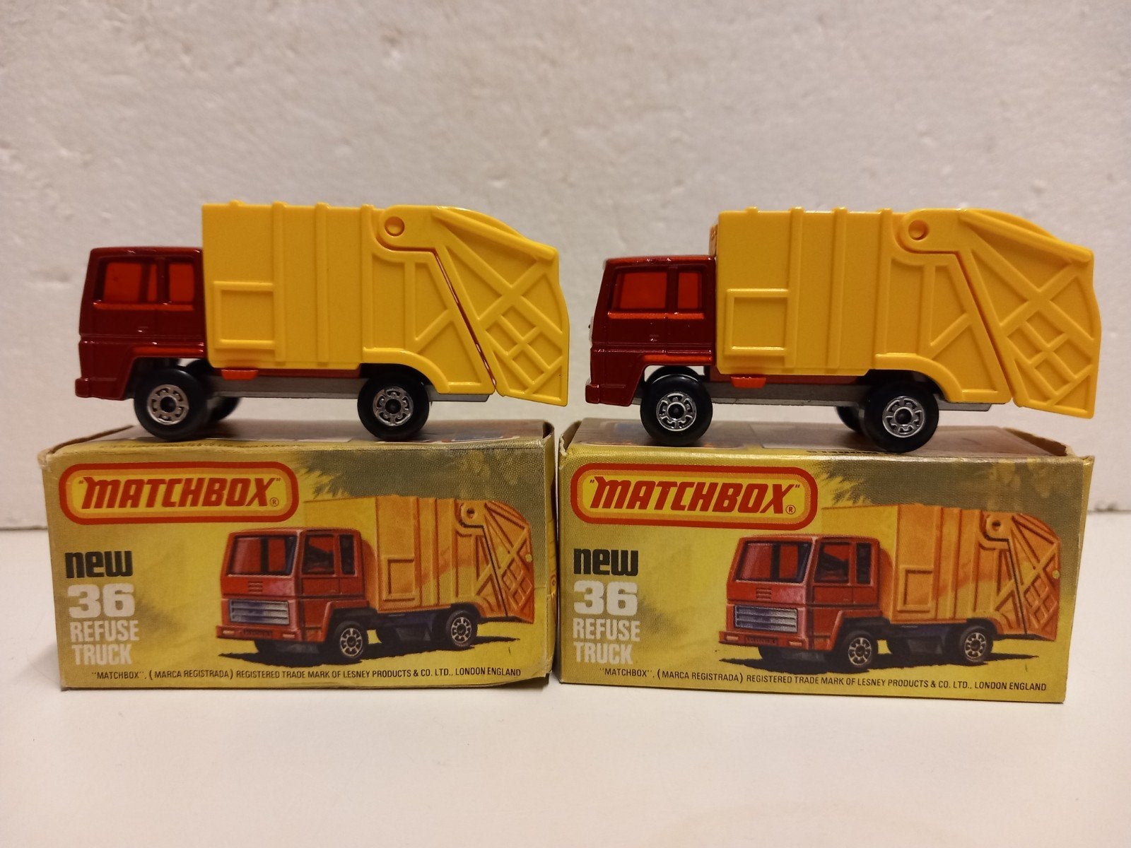 Matchbox #36 Refuse Truck vuilniswagen 3INCH, Ophalen of Verzenden, Zo goed als nieuw, Bus of Vrachtwagen