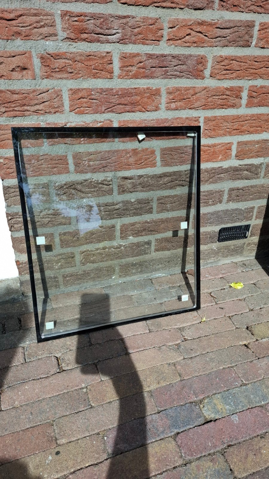 Dubbel glas 475x430 mm, Doe-het-zelf en Verbouw, Glas en Ramen, Ophalen of Verzenden, Nieuw, Gevelraam of Ruit