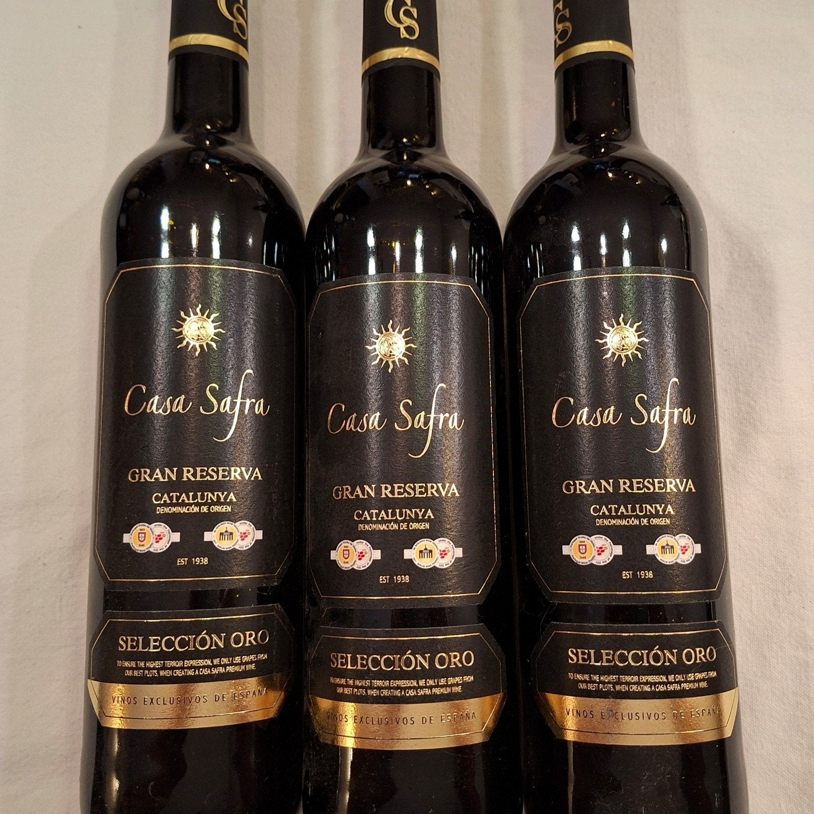 3 flessen Casa Safra Gran Reserva 'Selección Oro' Catalunya, Spanje, Nieuw, Ophalen of Verzenden, Rode wijn