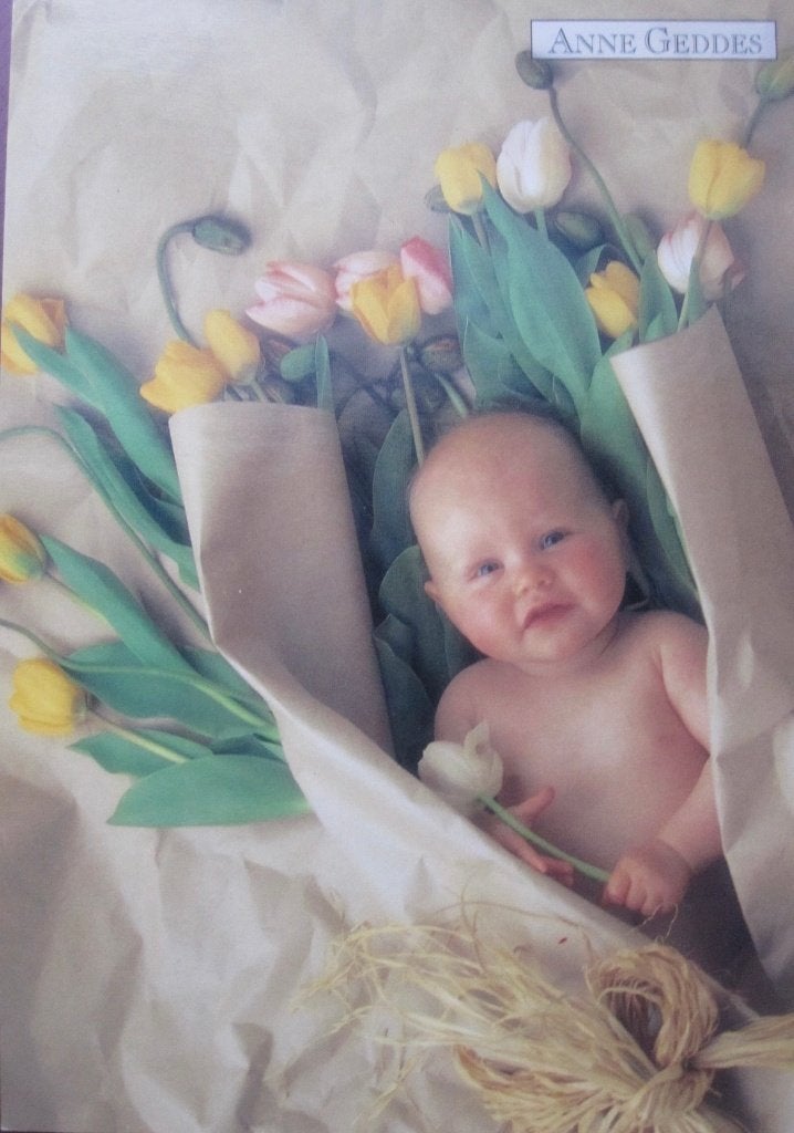 Anne Geddes - A144 - Baby bouquet - 1999 - nieuw, Verzenden, 1980 tot heden, Ongelopen, Kinderen
