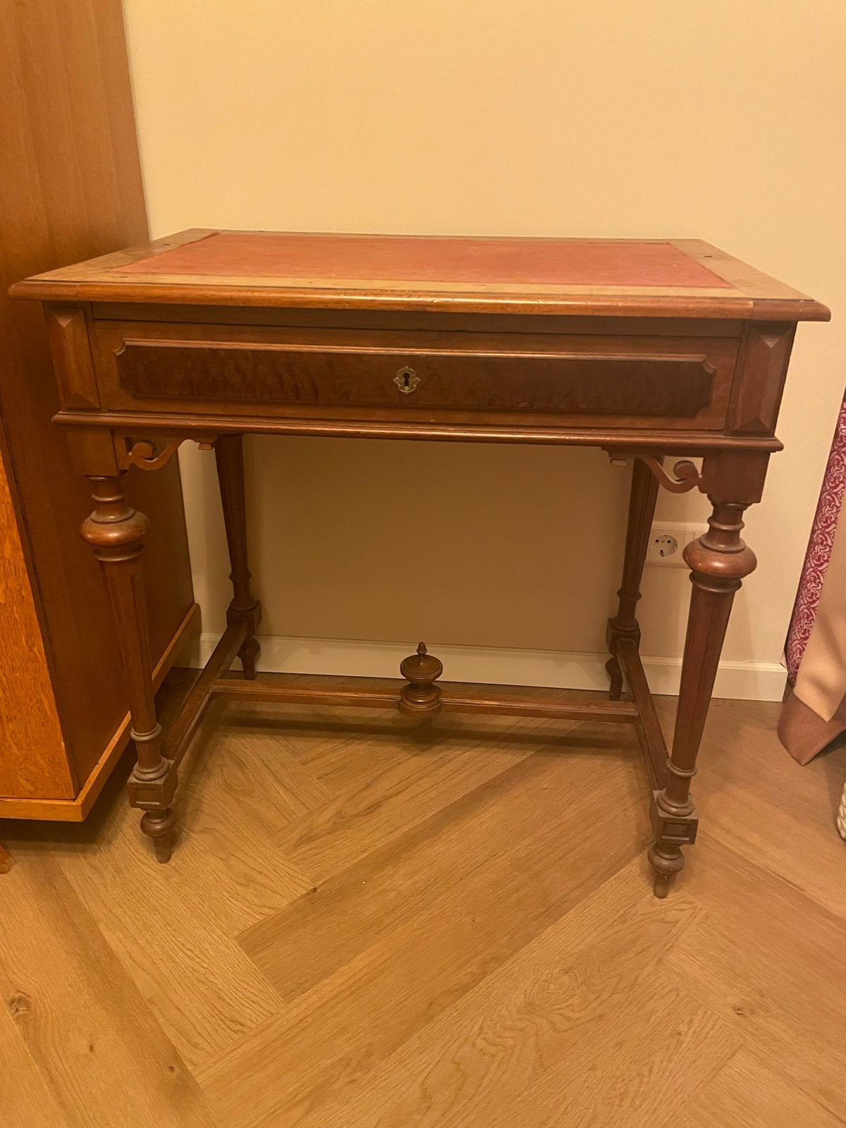 Antiek vintage houten schrijftafeltje (bureau) – 19e eeuw, Ophalen