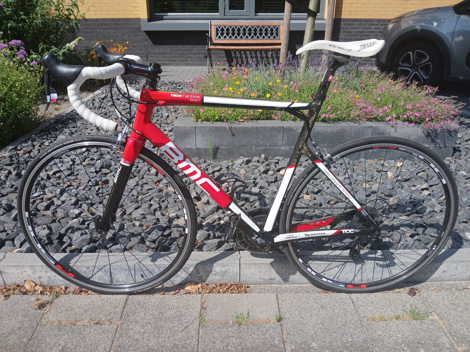 BMC Racemachine Carbon SRAM RED maat 55, Fietsen en Brommers, Fietsen | Racefietsen, Ophalen