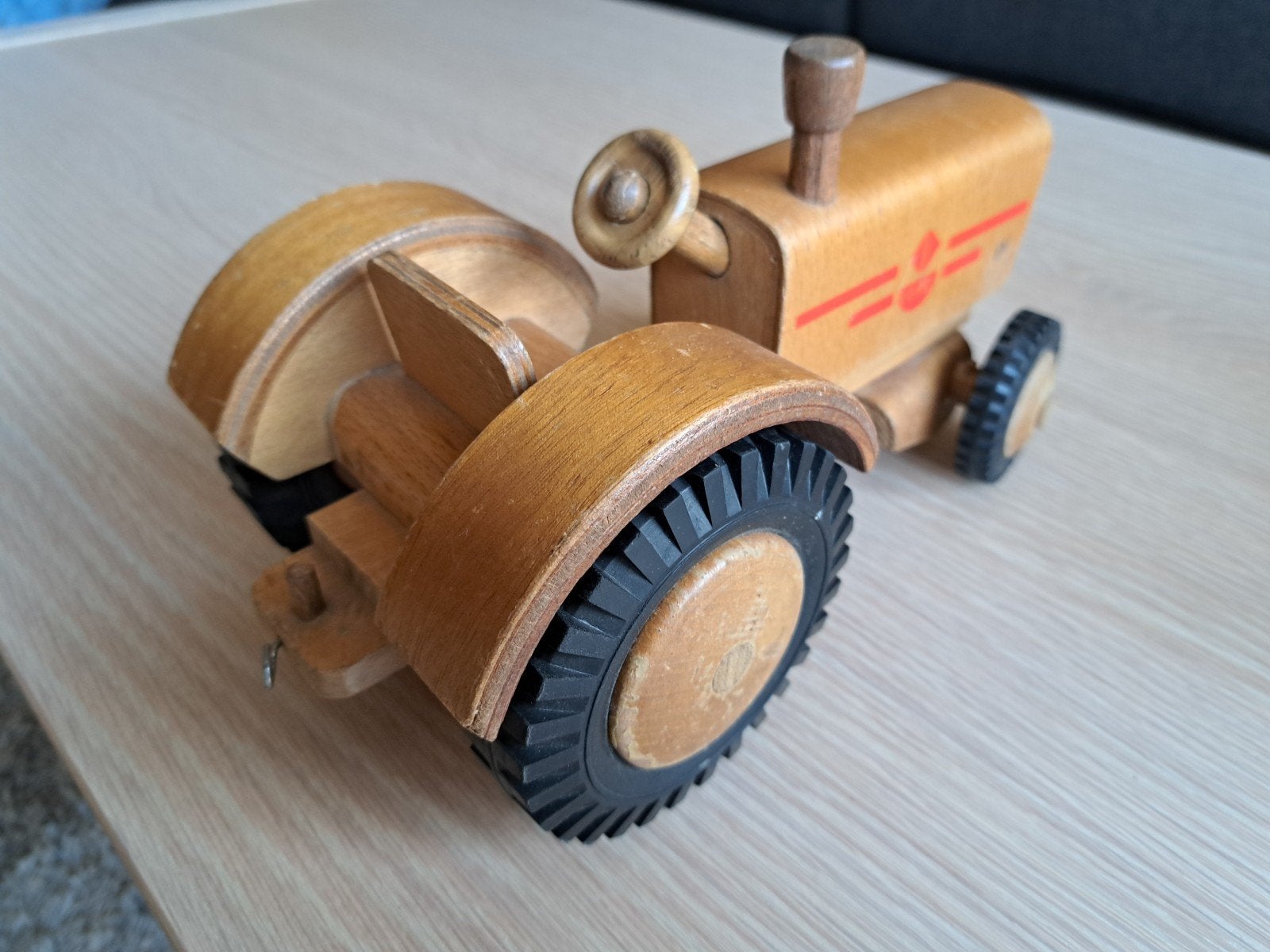 oude vintage houten vero tractor, Ophalen of Verzenden