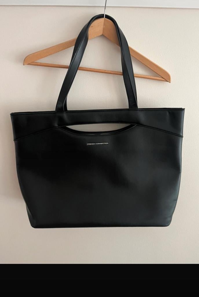 Totebag / werktas French Connection zwart, Ophalen of Verzenden, Zo goed als nieuw, Zwart, Handtas