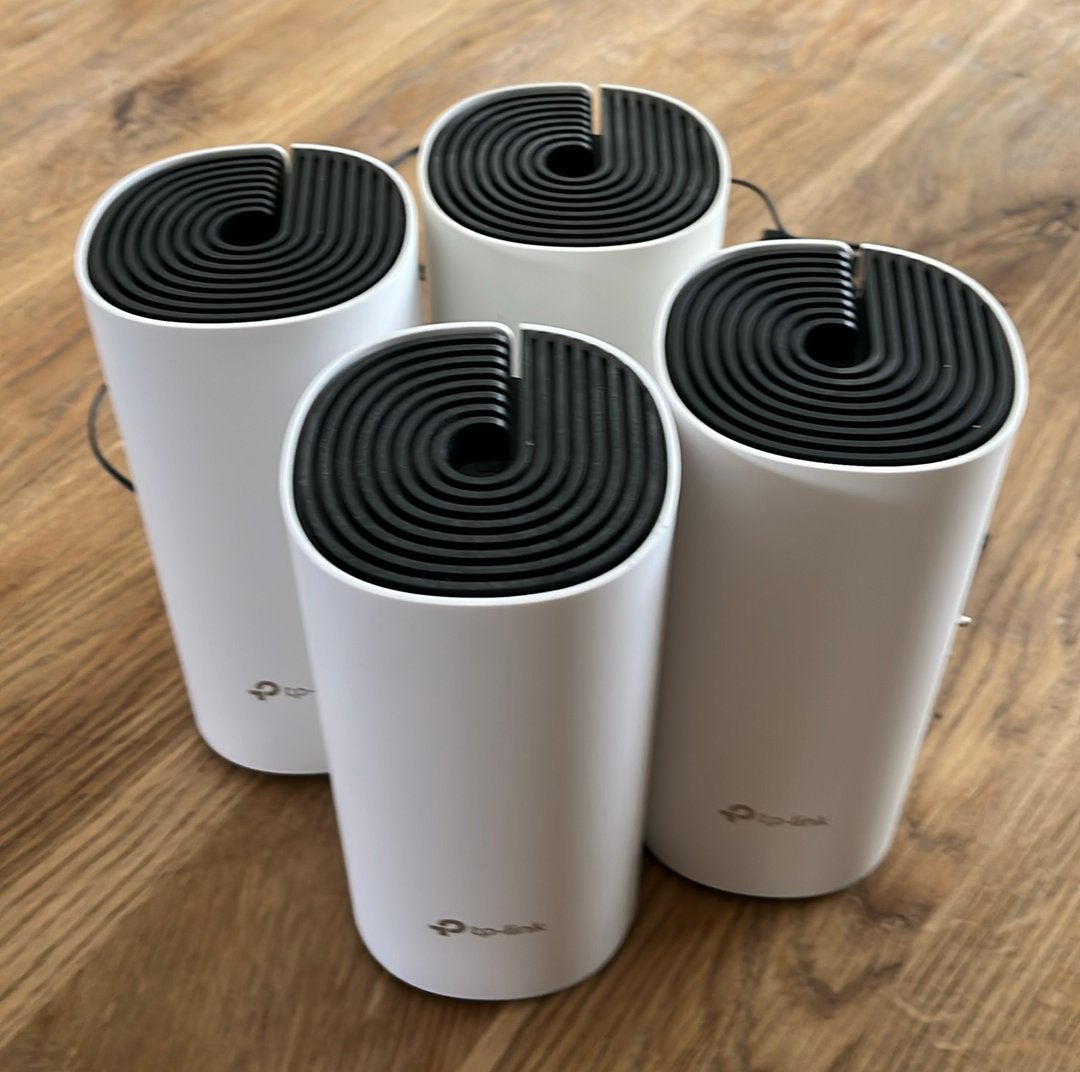 TP-Link Deco M4 (4x), Computers en Software, Routers en Modems, Ophalen of Verzenden, Zo goed als nieuw, Router