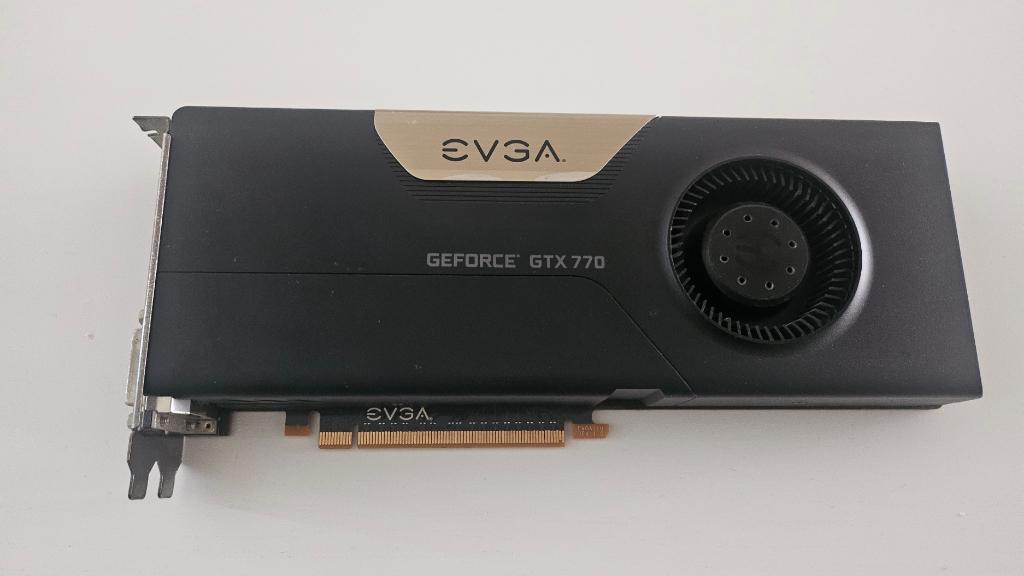 EVGA Geforce GTX 770 Superclocked (2GB Vram), Computers en Software, Videokaarten, PCI-Express 3, Gebruikt, HDMI, Ophalen of Verzenden