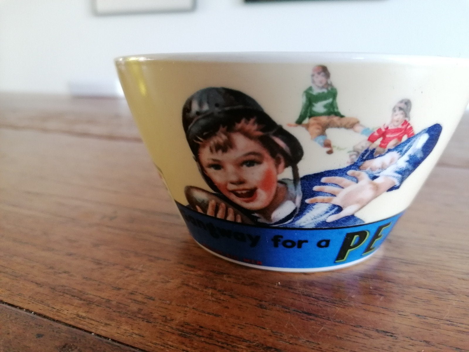 Vintage KELLOGG's ontbijtkom, Keramiek, Ophalen of Verzenden, Zo goed als nieuw, Kom(men)