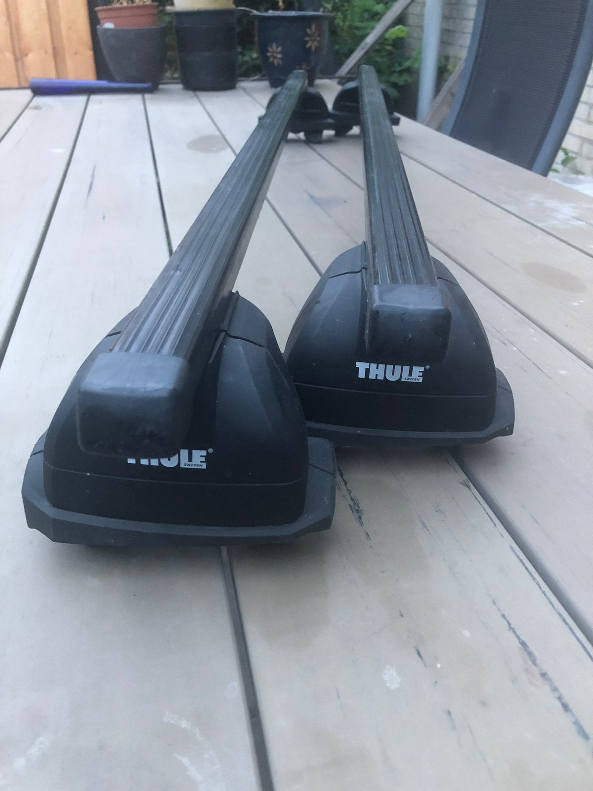 Thule dakdragers, Auto diversen, Dakdragers, Ophalen, Gebruikt