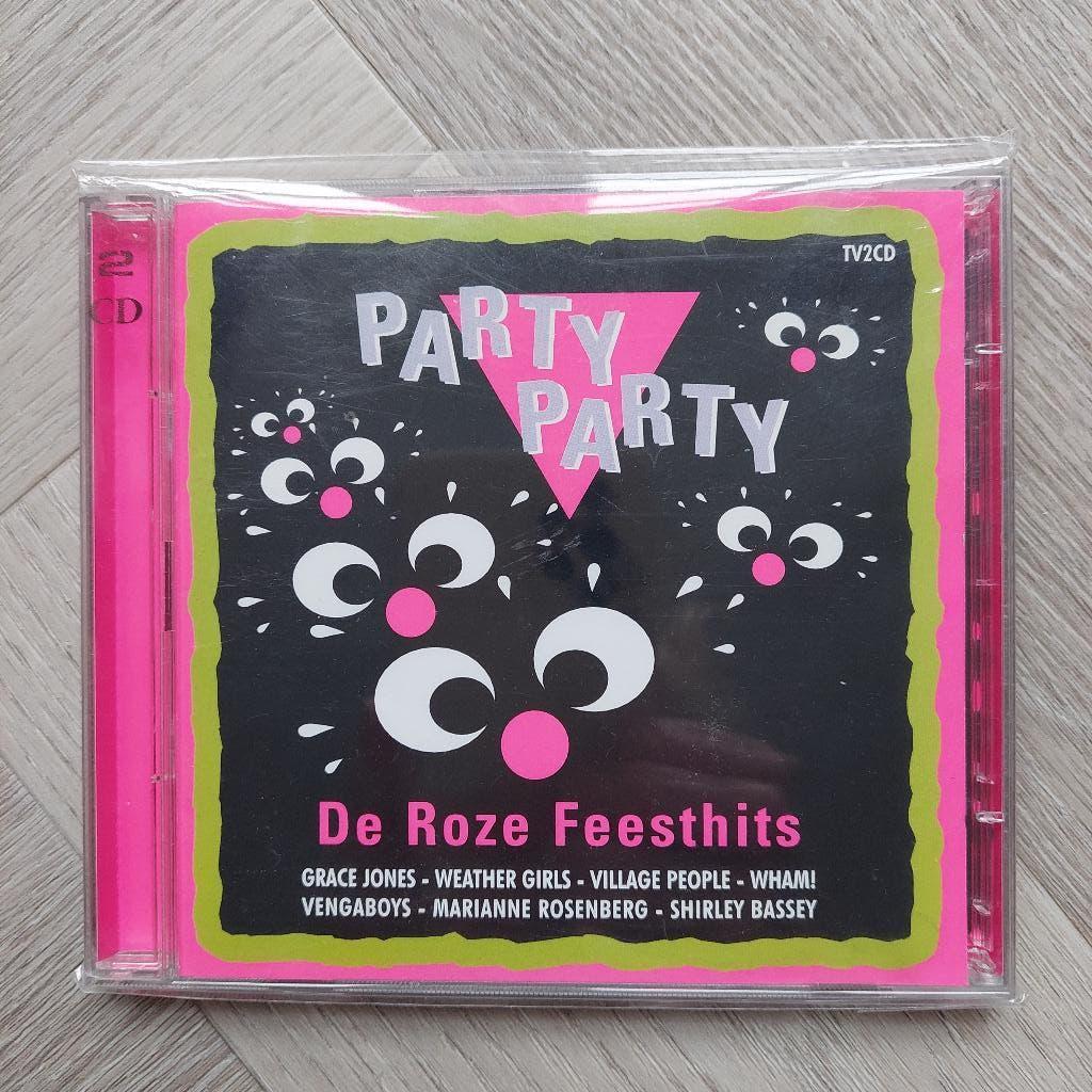 2CD / Various / Party Party - De Roze Feesthits, Nieuwstaat, Ophalen of Verzenden, Zo goed als nieuw, Disco