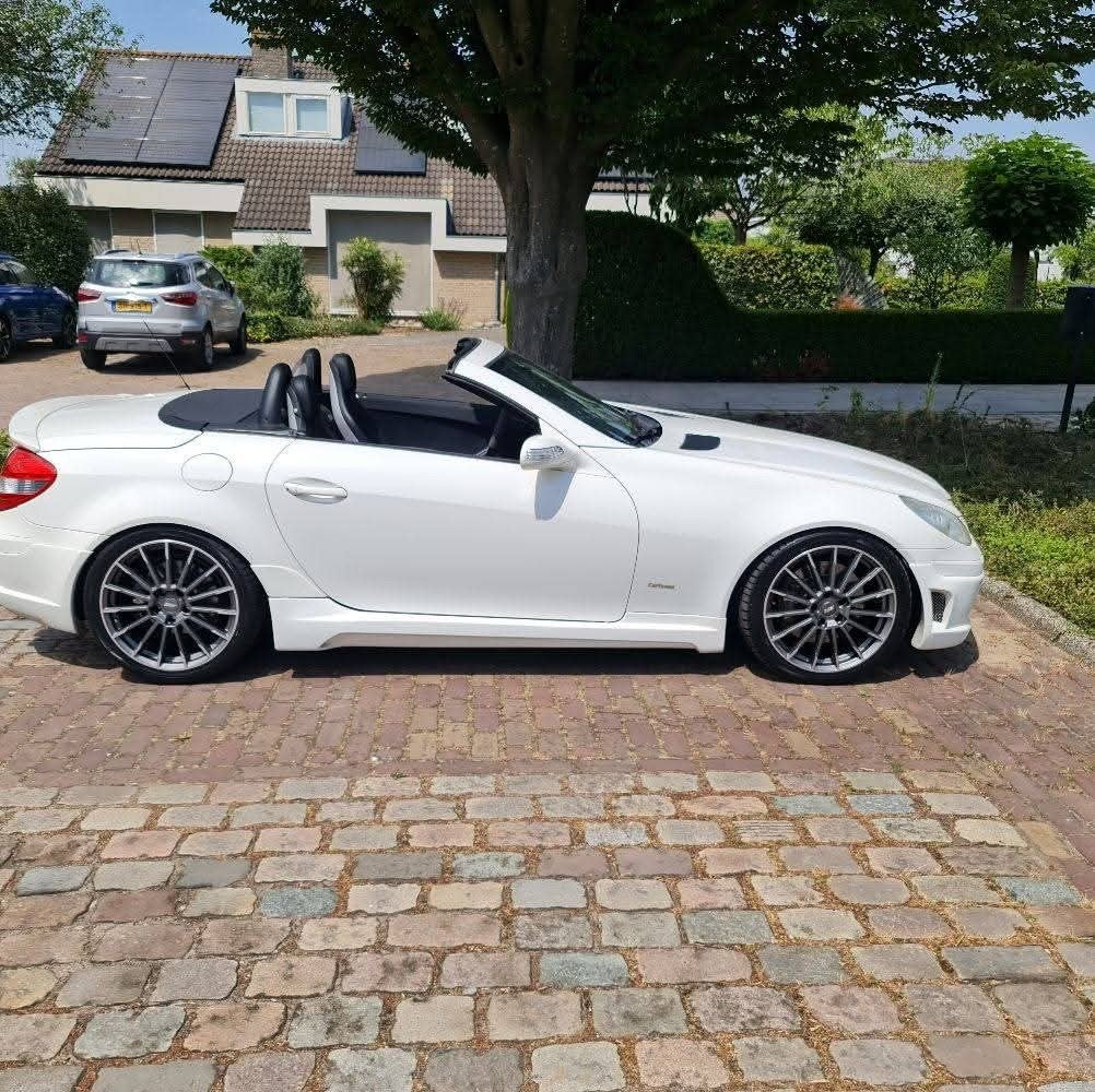 slk 350 carlsson, 1385 kg, Cabriolet, Wit, 272 pk