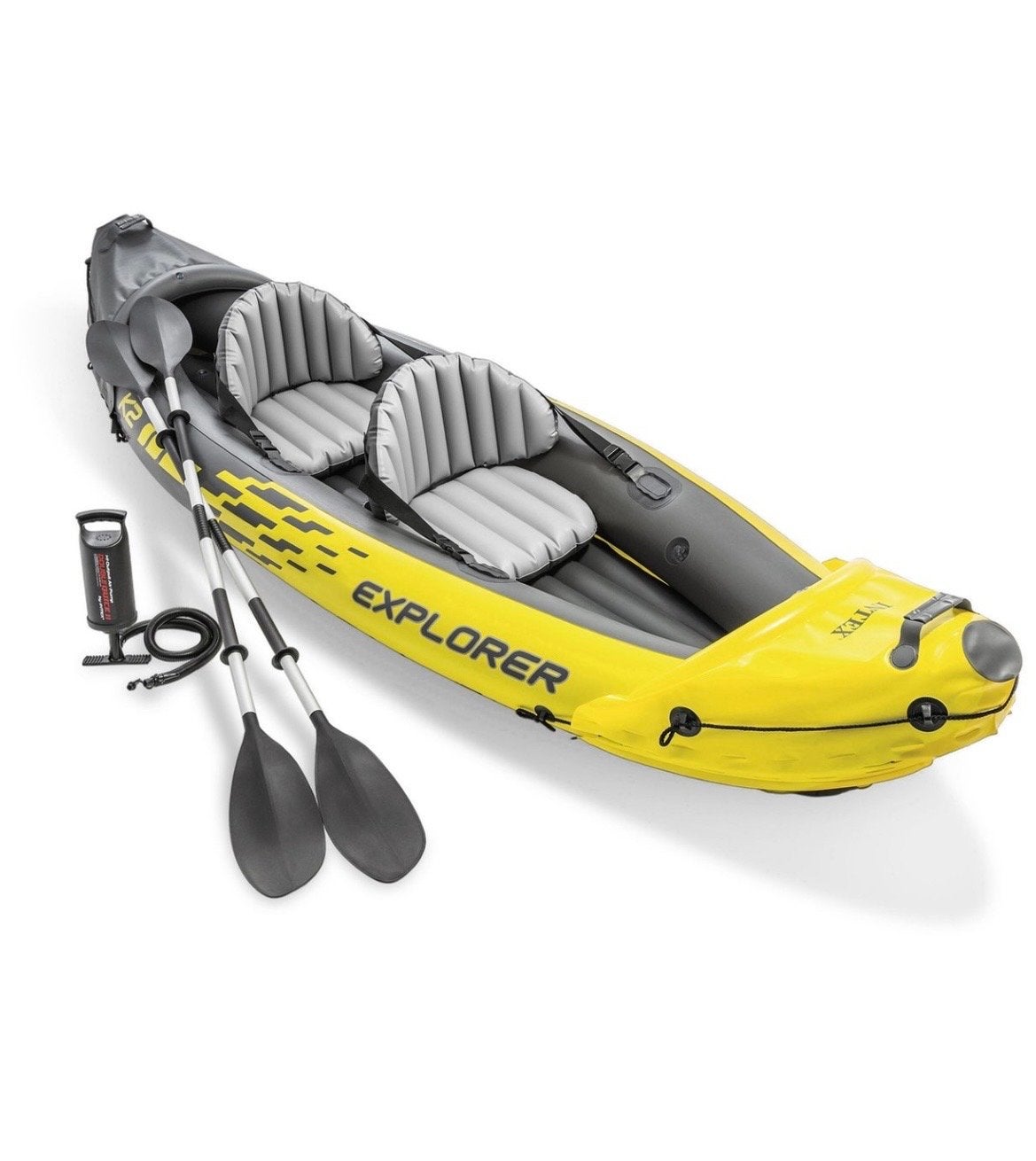 Intex Opblaasbare Kayak - Compleet met Peddels en Pomp, Ophalen, Opblaasbaar, Zo goed als nieuw, 2-persoons