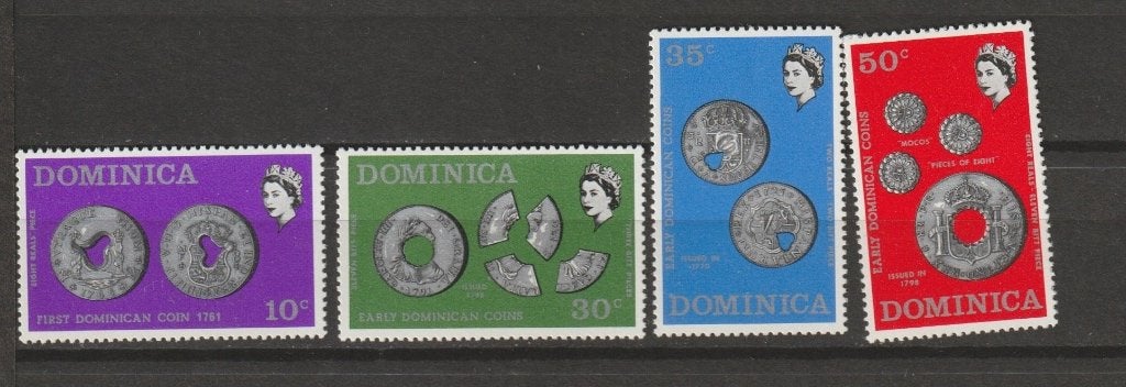 TSS Kavel 1.30017 Dominica pf minr 334-336 munten, Ophalen, Postfris, Midden-Amerika