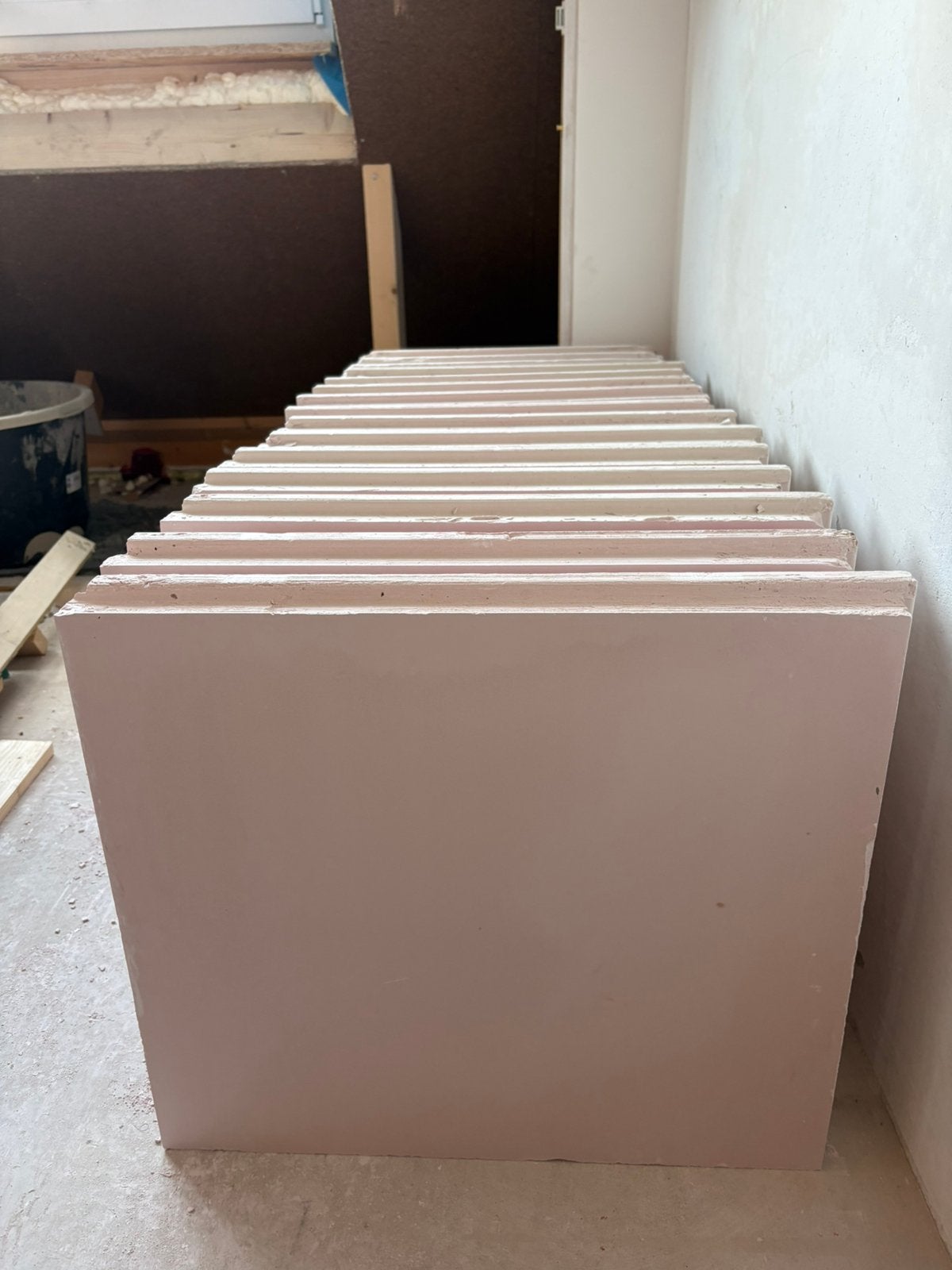 Gibo 15 gipsblokken 70mm zwaar incl 9,4kg calfix gipslijm, Ophalen, Nieuw, Overige materialen, 50 tot 100 mm