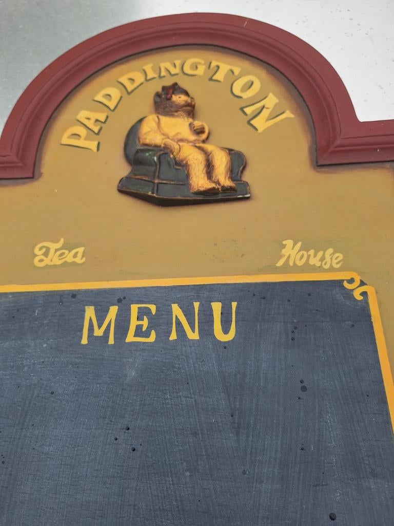 Café/ horeca/ krijtbord Paddington.DALEN,DRENTHE, Ophalen of Verzenden, Zo goed als nieuw, Gebruiksvoorwerp