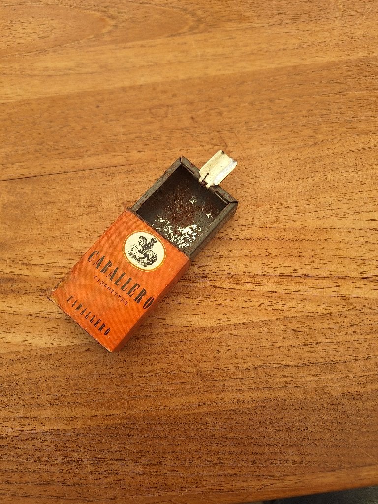 Asbak caballero reisasbak, Ophalen of Verzenden, Gebruikt, Asbak