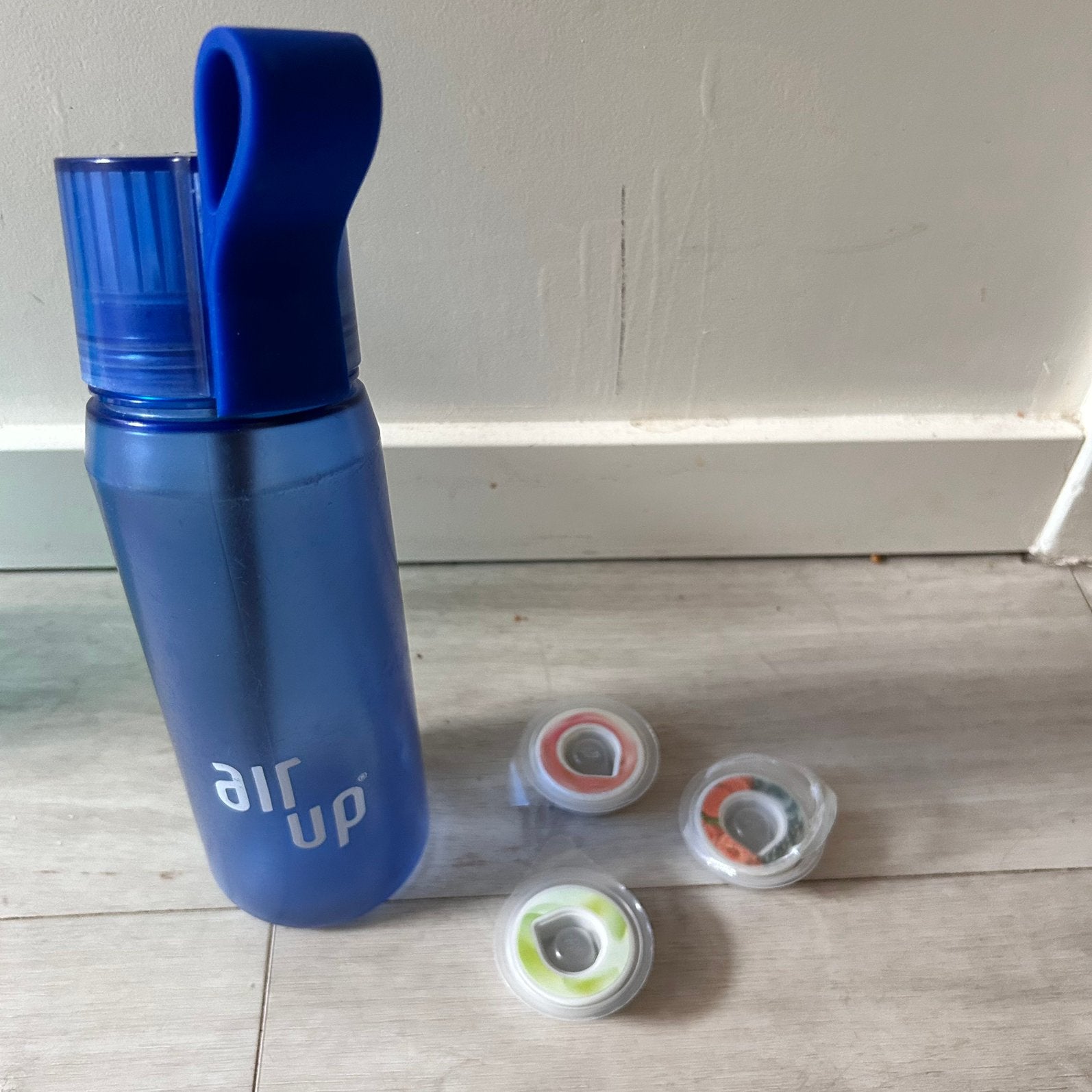 Air Up blauw 650 ml + 3 pods, Sport en Fitness, Ophalen of Verzenden, Gebruikt