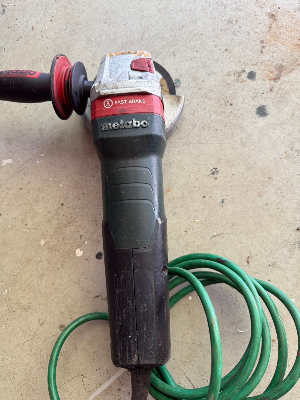 Metabo WEBPBA 17-125 Quick haakse slijper 1700W, Ophalen, Gebruikt, 1000 watt of meer, Haakse handslijpmachine