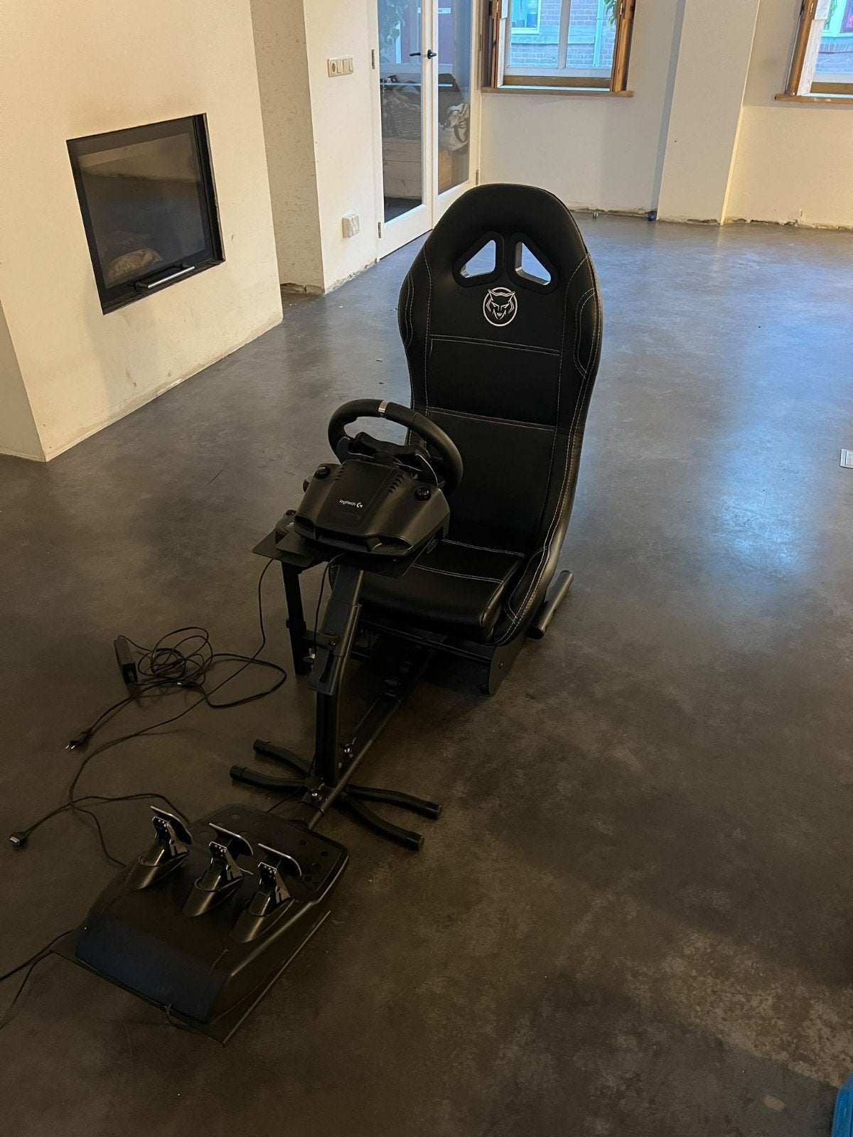 Logitech G920 Racestoel met Stuur, Pedalen en Shifter (Xbox), Spelcomputers en Games, Ophalen, Racestuur, Gebruikt, Force feedback