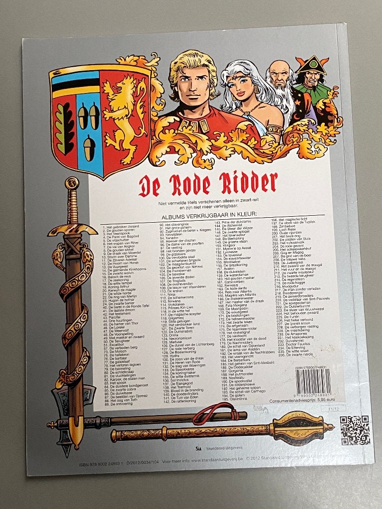 De Rode Ridder 236 - De zwarte Narcis , Eén stripboek, Ophalen of Verzenden, Zo goed als nieuw