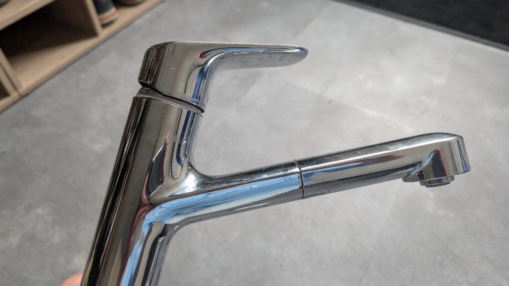 Hansgrohe Focus  keukenkraan - met uittrekbare - handdouche, Ophalen of Verzenden, Zo goed als nieuw, Chroom, Kraan