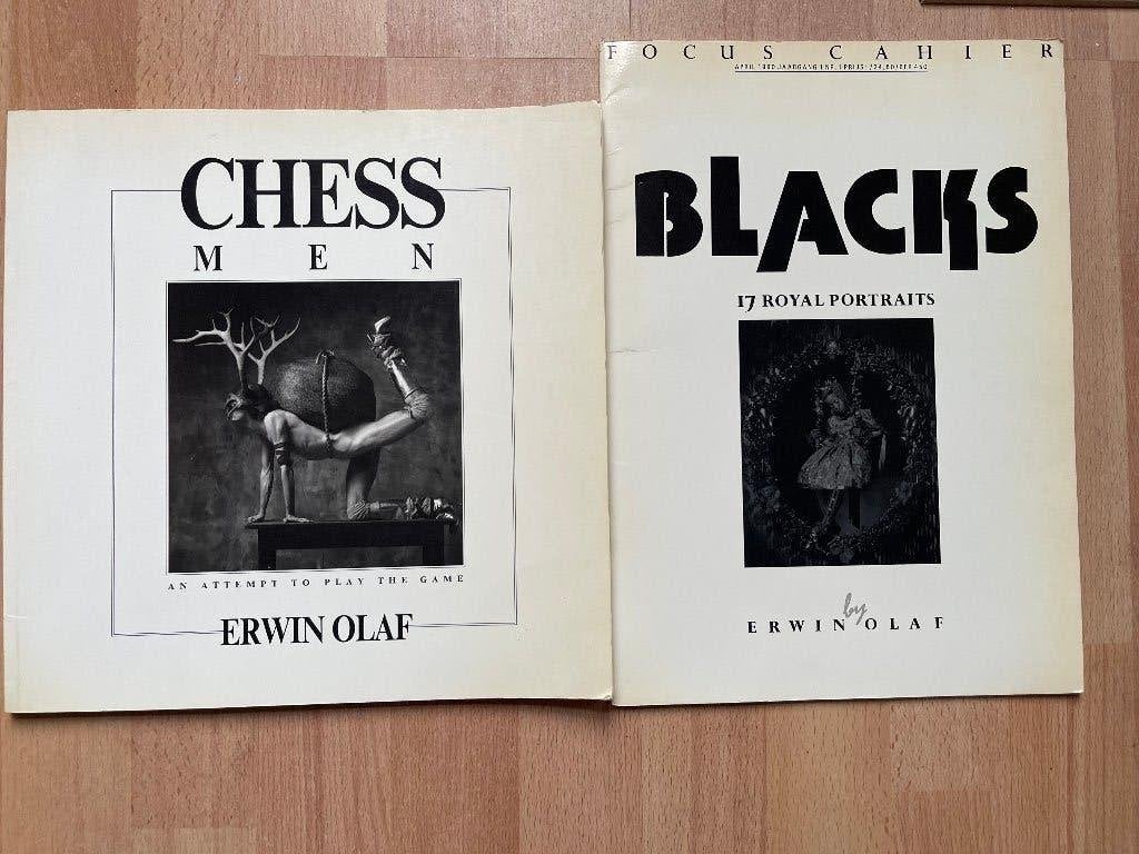 Erwin Olaf Blacks + ChessMen, Ophalen of Verzenden, Gelezen, Fotografen