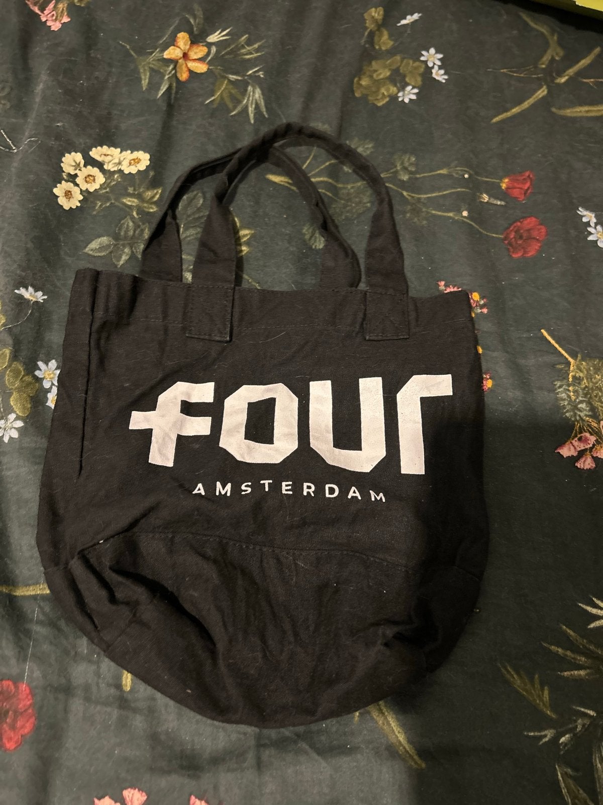 FOUR Amsterdam Tote Bag, Sieraden, Tassen en Uiterlijk, Tassen | Damestassen, Ophalen of Verzenden, Gebruikt, Zwart, Shopper