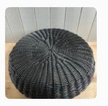 Hocker/poef, Ophalen of Verzenden, Zo goed als nieuw, Rond, Kunststof