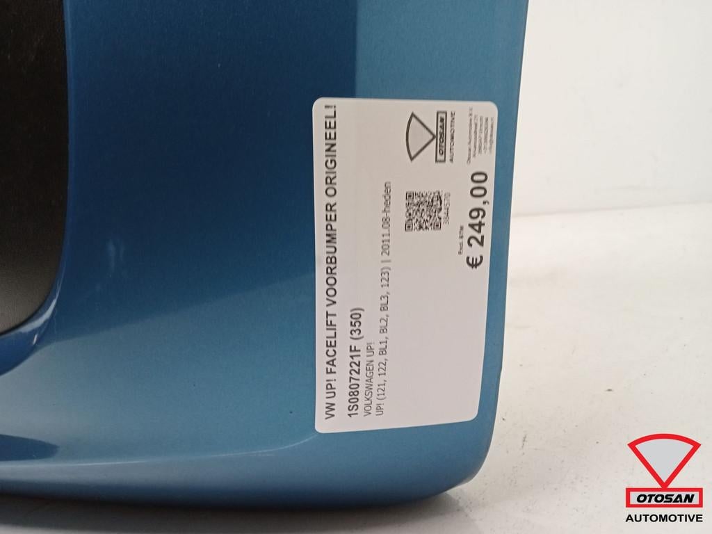 VW Up Facelift Voorbumper Origineel!, Auto-onderdelen, Gebruikt, Volkswagen, Volkswagen AG, Bumper