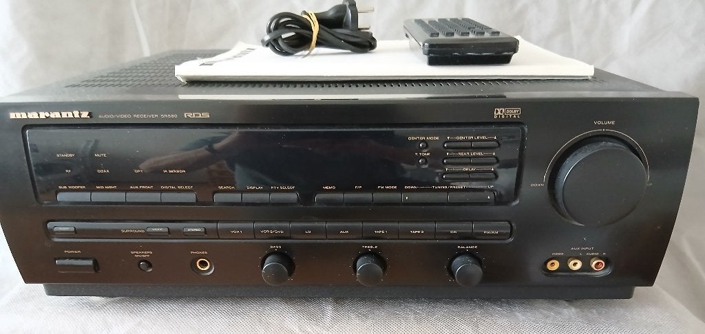 Marantz Audio/Video Receiver SR 580, Ophalen, Niet werkend, 120 watt of meer, Marantz