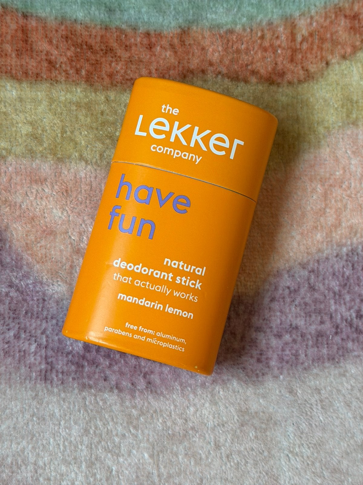The Lekker Company Have Fun Natural Deodorant Mandarin Lemon, Sieraden, Tassen en Uiterlijk, Uiterlijk | Lichaamsverzorging, Ophalen of Verzenden