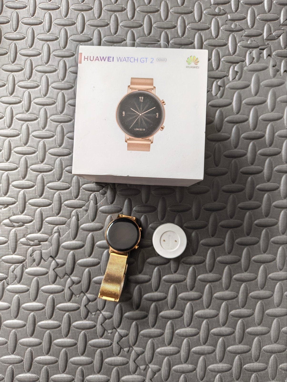 Huawei Watch GT 2 42mm Goud - Zo goed als nieuw, Ophalen of Verzenden, Zo goed als nieuw, GPS, Waterdicht