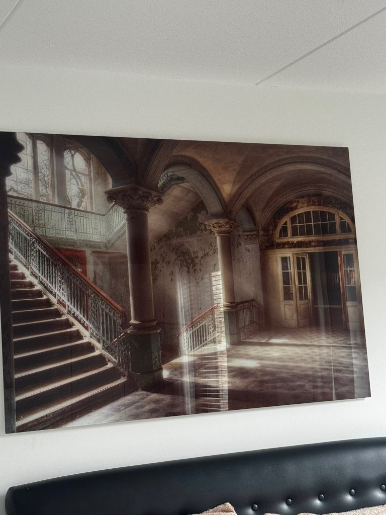 Plexiglas schilderij –  Luxe wanddecoratie, Ophalen, Zo goed als nieuw, 125 cm of meer, Schilderij